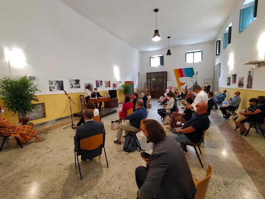 La Ministra per le pari opportunità Elena Bonetti in visita alla Comunità di Sant’Egidio di Catania